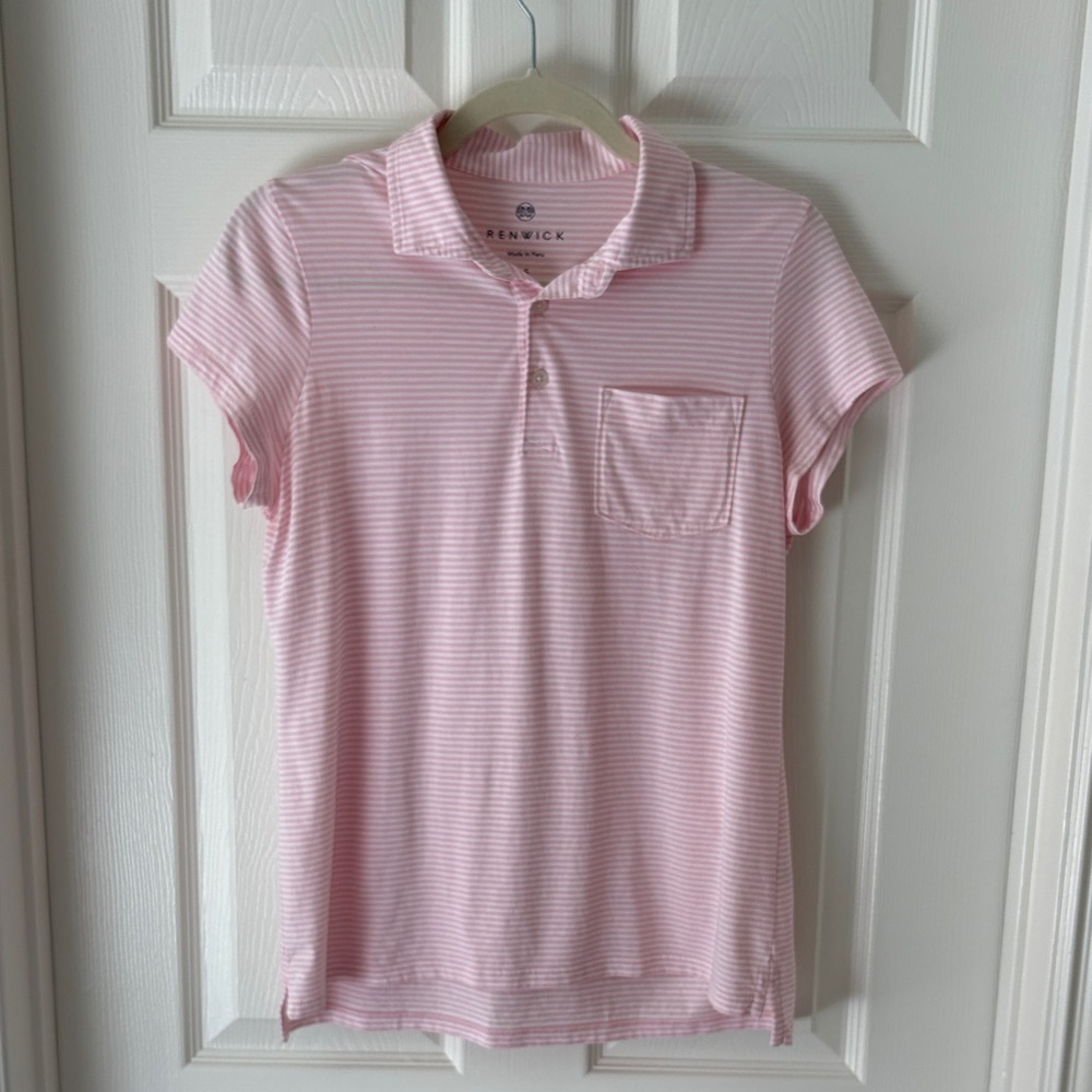 The Renwick Striped Pima Cotton Polo Small S